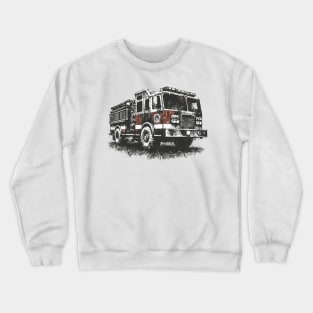 Fire Truck Crewneck Sweatshirt